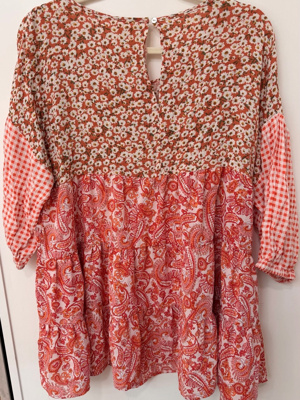 Women’s Grace & Emma boho top oversized small - Picture 2 of 3